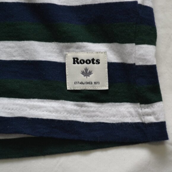 ROOTS | Short Sleeve Crew Neck T-Shirt | Sz. XL - Picture 3 of 5